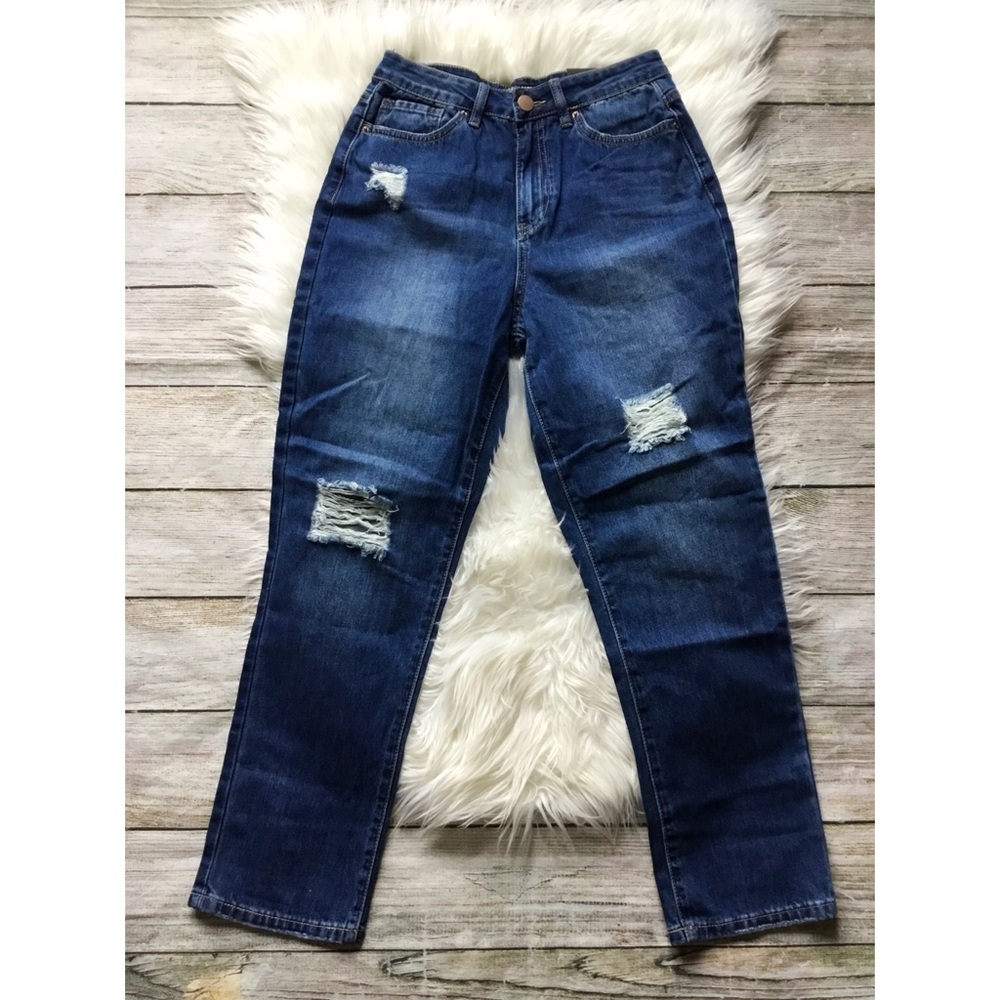 Fashion Nova Mom Jeans Summer Nights NWT